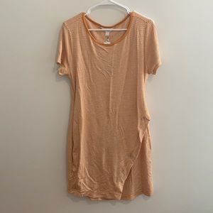 NWT adorable orange t-shirt dress